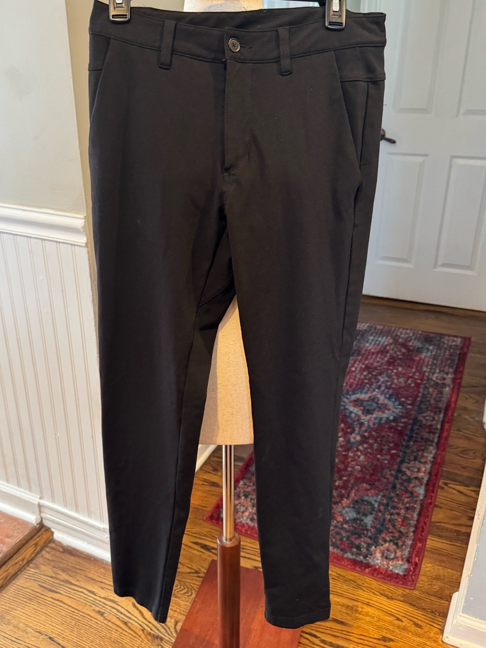 BYLT Men's Black Stretch Dress Pants